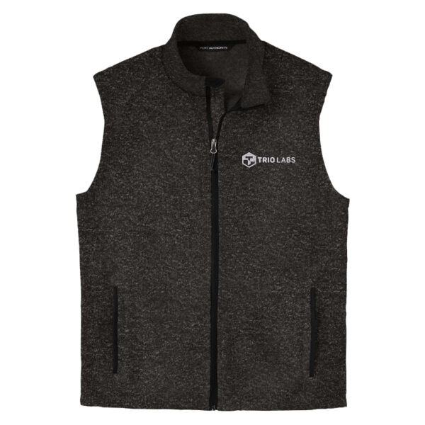 Trio Labs Embroidered - Sweater Fleece Vest Thumbnail