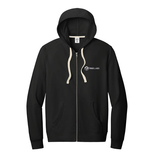 Trio Labs Embroidered - Recycled Fleece Full Zip Hoodie Thumbnail
