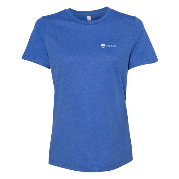 Trio Labs Printed - Women’s Relaxed Fit Heather CVC Tee Thumbnail
