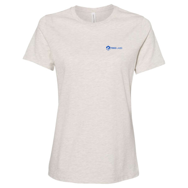 Trio Labs Printed - Women’s Relaxed Fit Heather CVC Tee Thumbnail